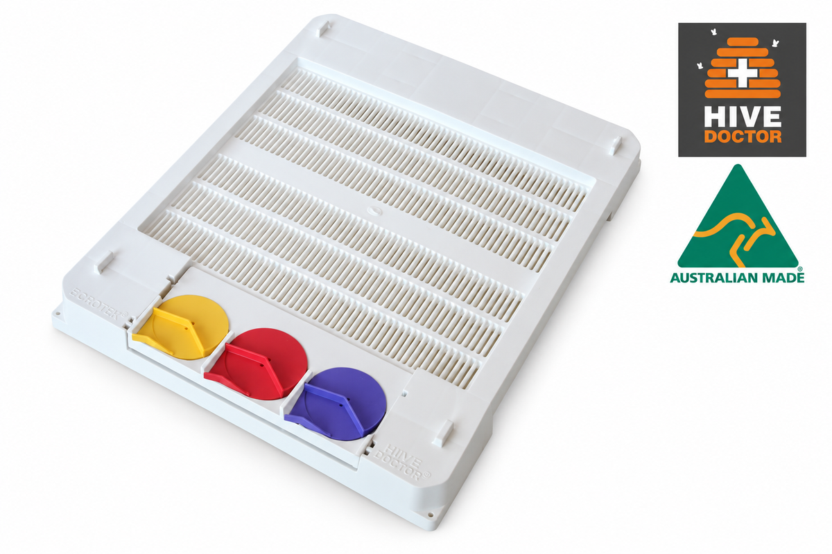 Hive Doctor Varroa Bottom Board - Ventilated with Triple Disc - 10 Frame
