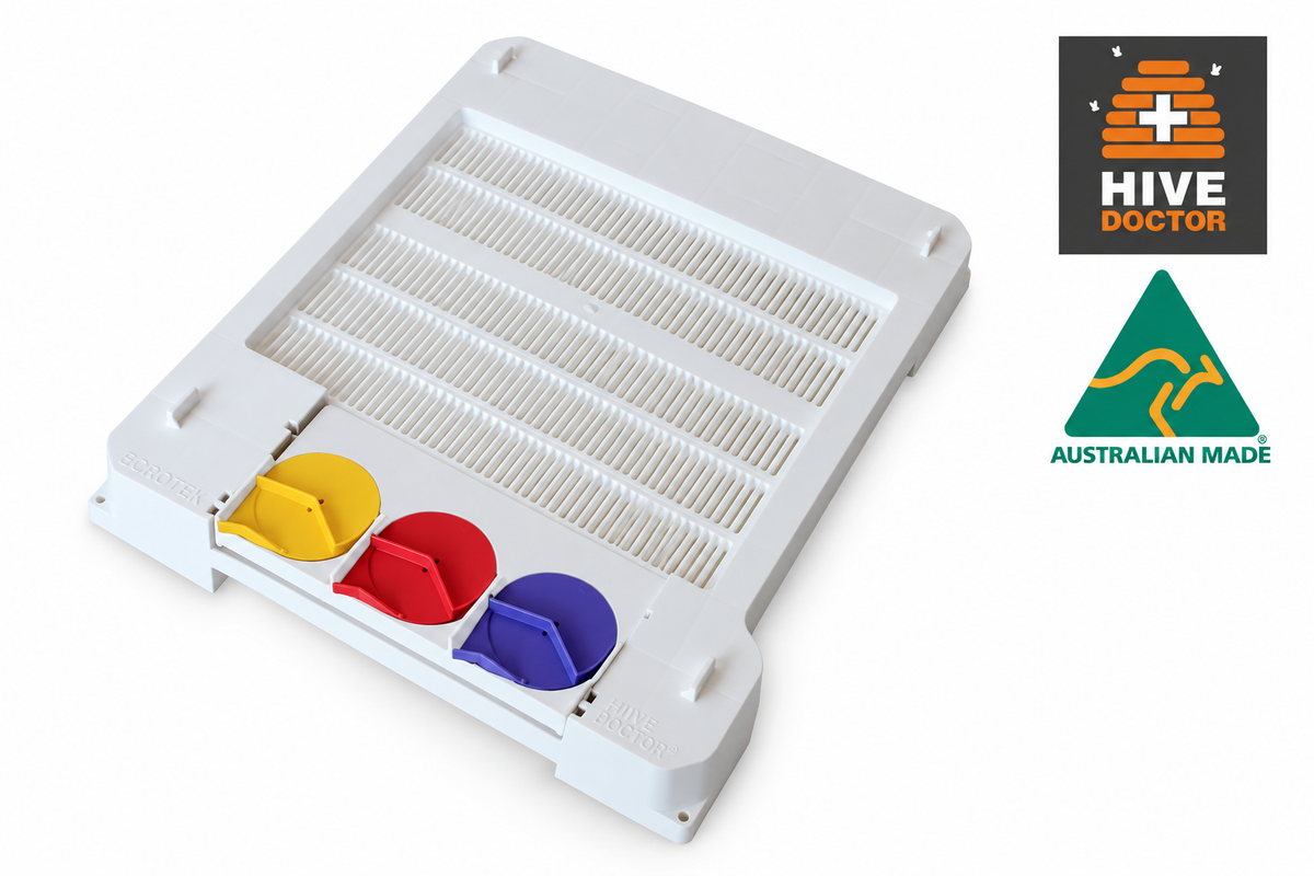 Hive Doctor Varroa Bottom Board - Ventilated with Triple Disc - 8 Frame