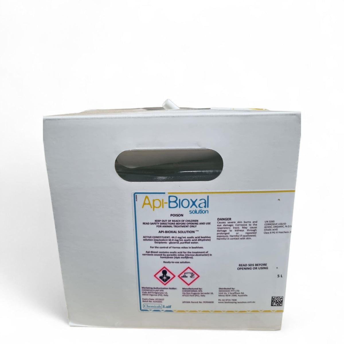 Api-Bioxal - Organic Varroa Treatment - 5L