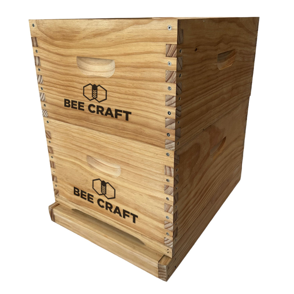 Beecraft Hobbyist Beekeeping Kit - Double box, with gabled lid