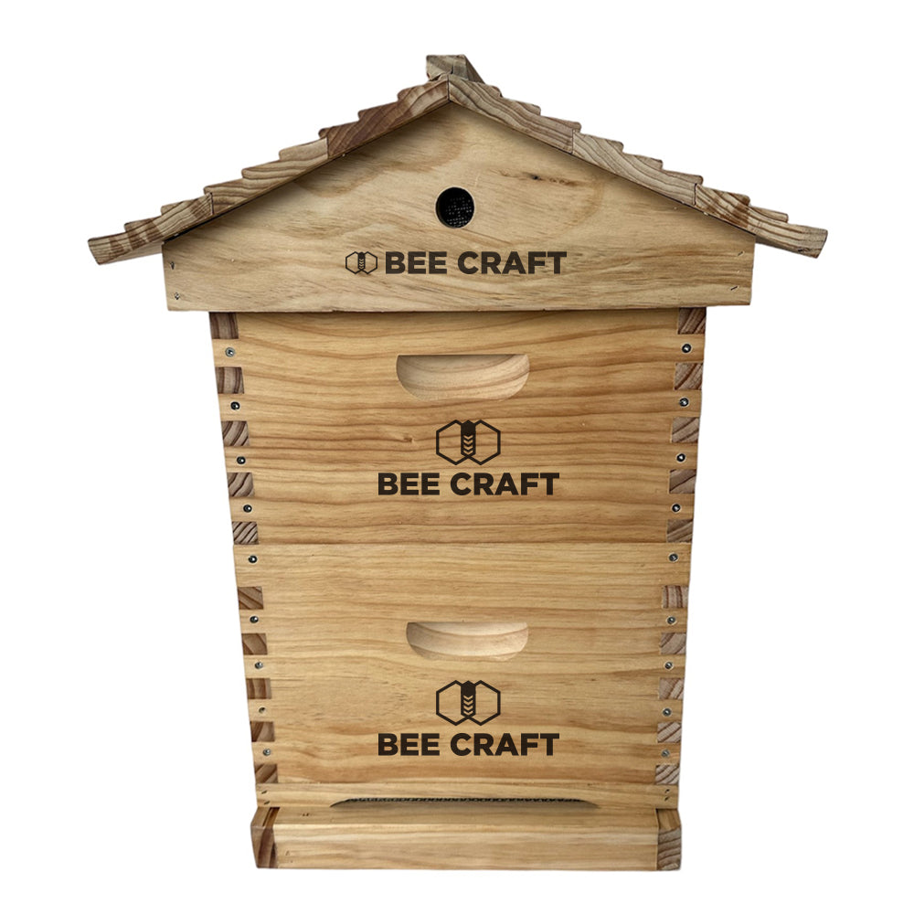 Beecraft Hobbyist Beekeeping Kit - Double box, with gabled lid