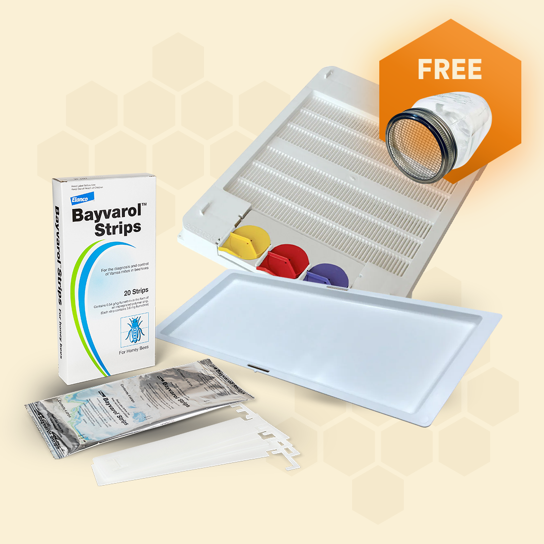 Varroa Defense Kit with Bayvarol Strips
