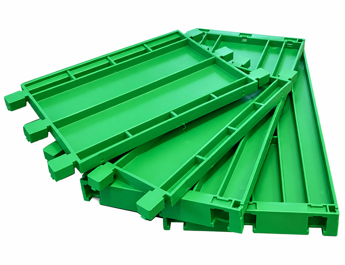 Flat Pack Plastic 10 Frame Storey - Full Depth (Green)