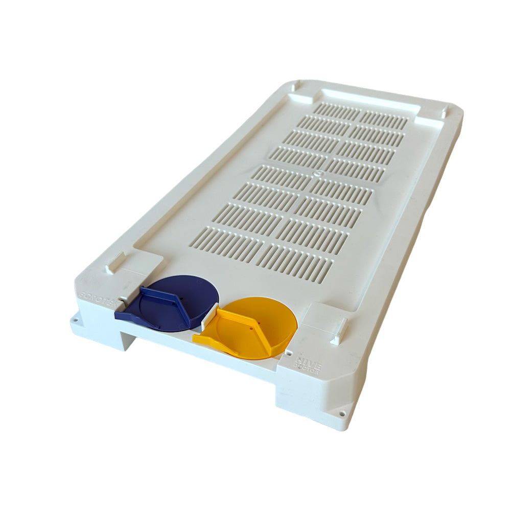 Nuc Bottom Board - Ventilated Varroa base - Disc entrance - 6F