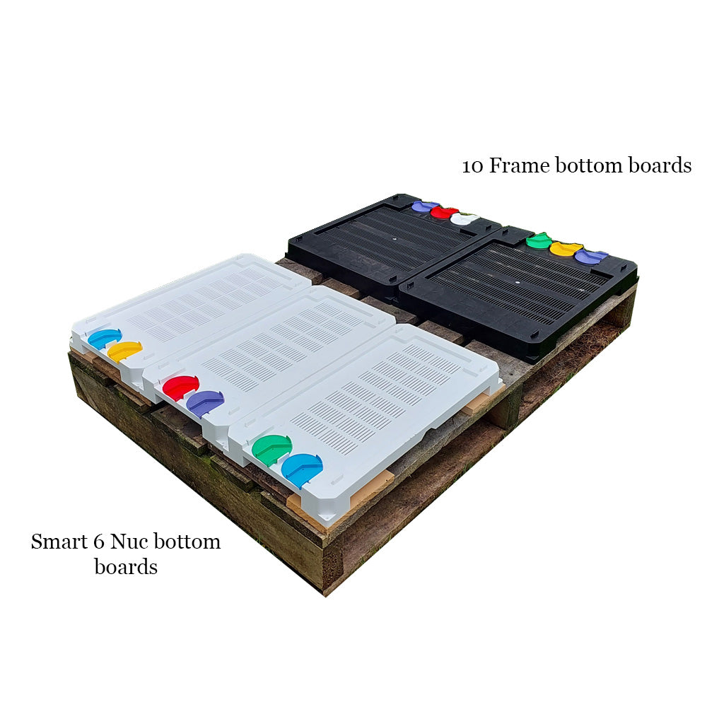 Nuc Bottom Board - Ventilated Varroa base - Disc entrance - 6F