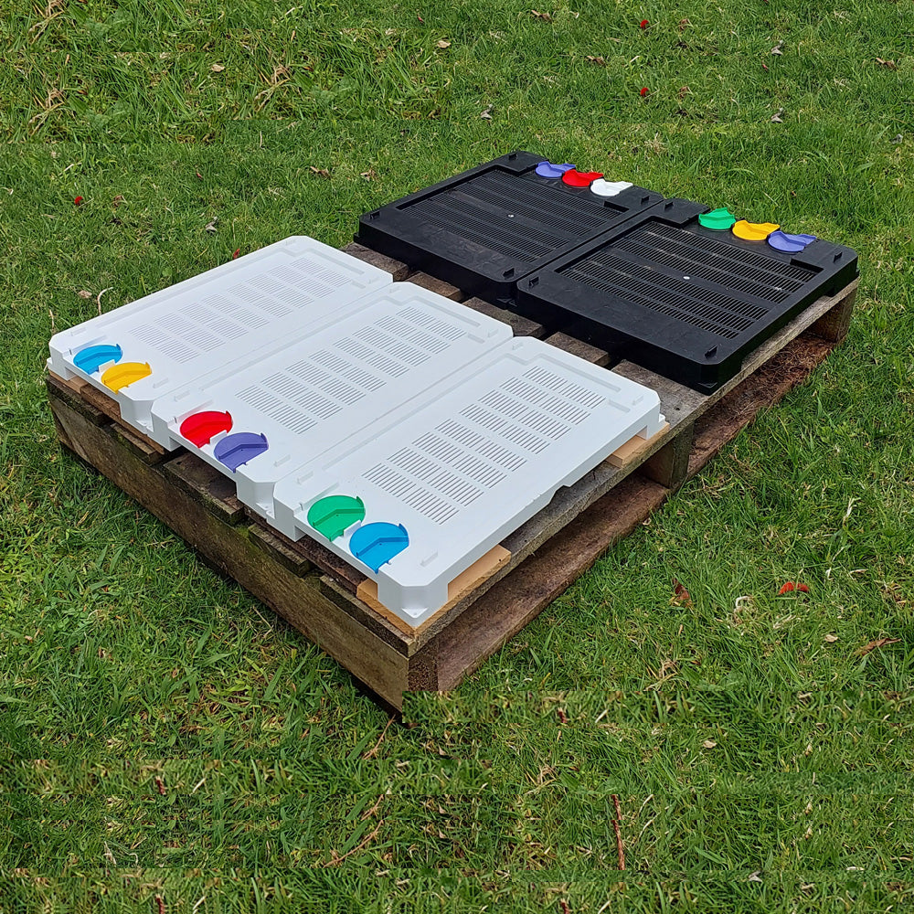 Bee Hive Nuc - Fully Assembled - 6F with Base + Lid + Nuc box