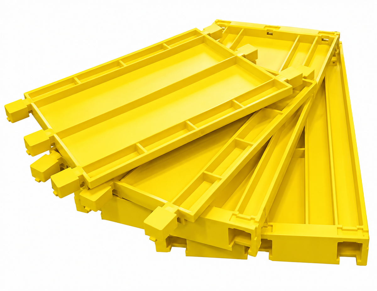 Flat Pack Plastic 10 Frame Storey - Full Depth (Yellow)