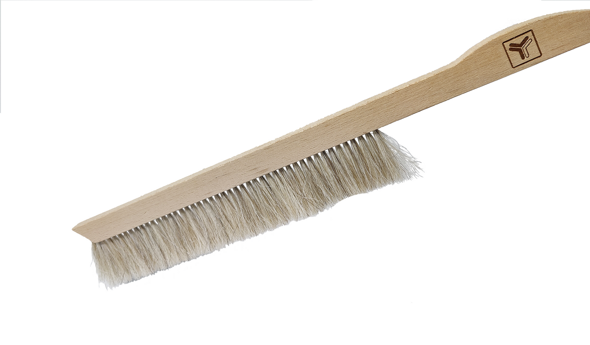 Premium Natural Bee Brush - Wooden Handle