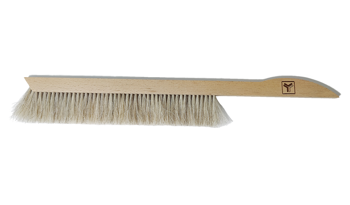 Premium Natural Bee Brush - Wooden Handle