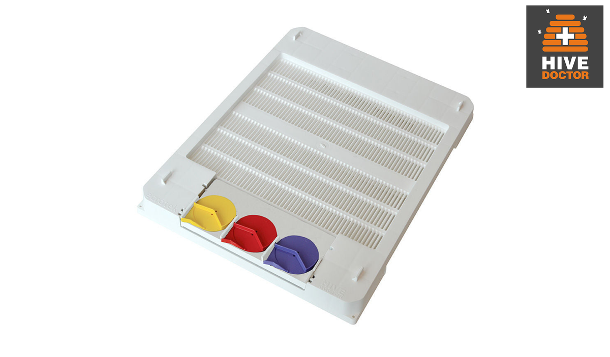 Hive Doctor Varroa Bottom Board - Ventilated with Triple Disc - 8 Frame