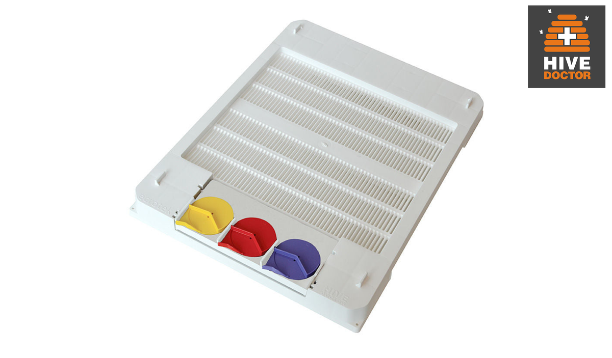 Hive Doctor Varroa Bottom Board - Ventilated with Triple Disc - 10 Frame