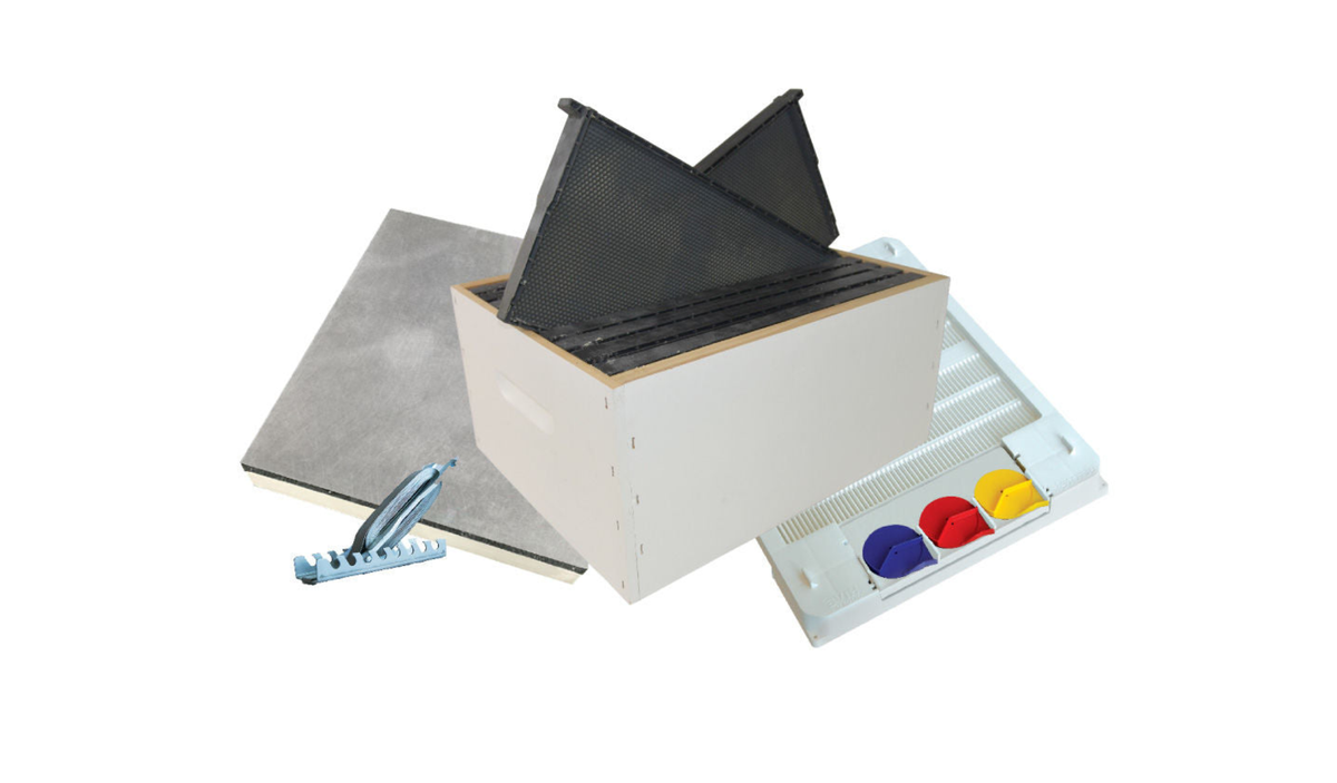 Bee Hive - Fully Assembled Complete Starter Hive Kit - Just add bees! 10F