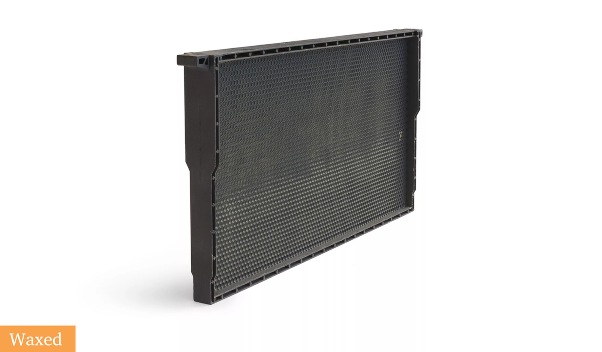 Plastic Bee Hive Frame - Full Depth - Beetek - Waxed or Unwaxed