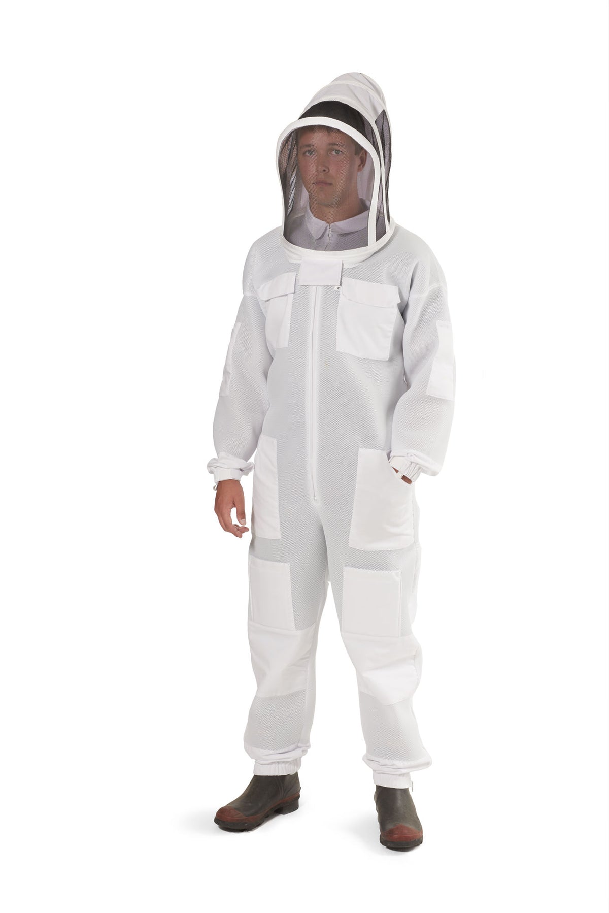 Lightweight Vented Beesuit with Folding Hood