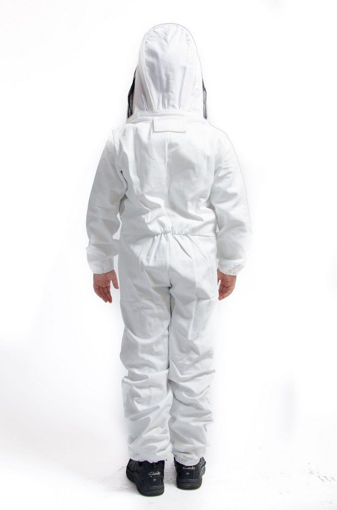 Child's Suit with Folding Hood (White)