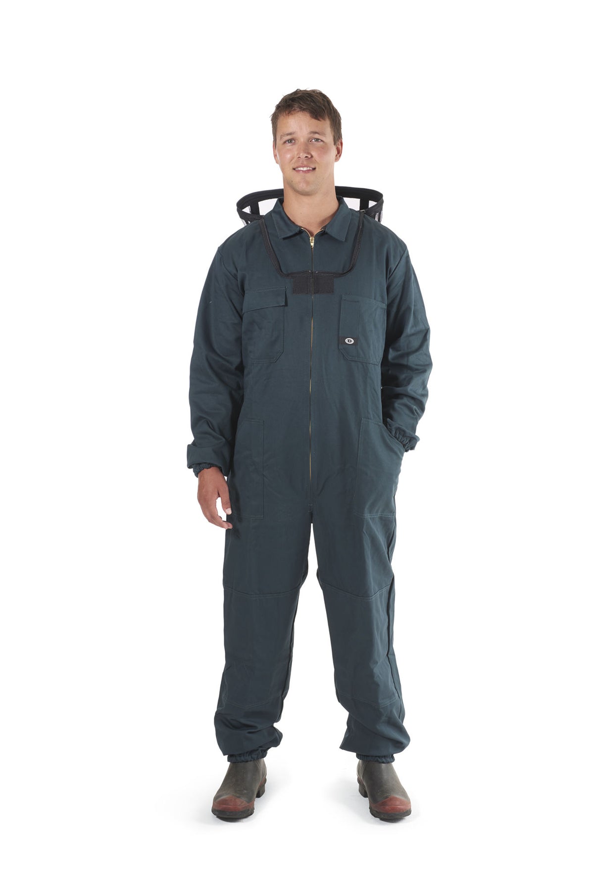 Men's Bee Suit with Folding Hood (Green)