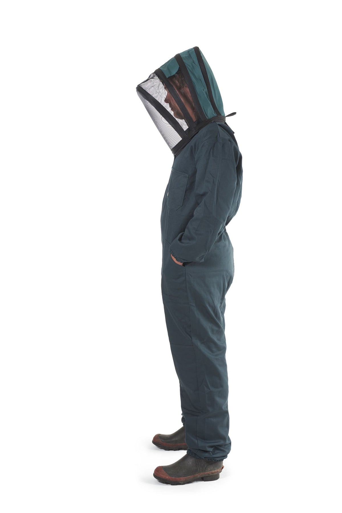 Men's Bee Suit with Folding Hood (Green)