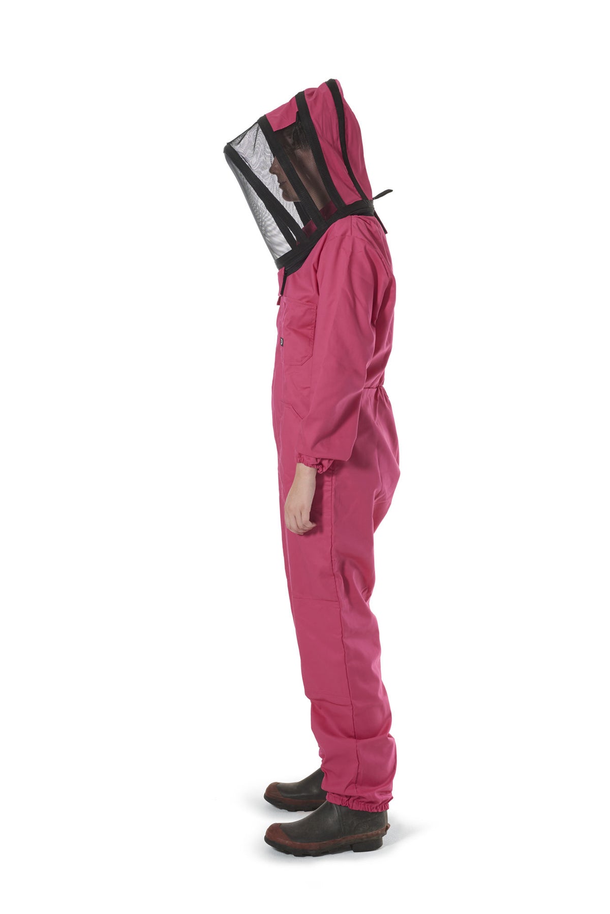 Women's Bee Suit with Folding Hood (Pink)