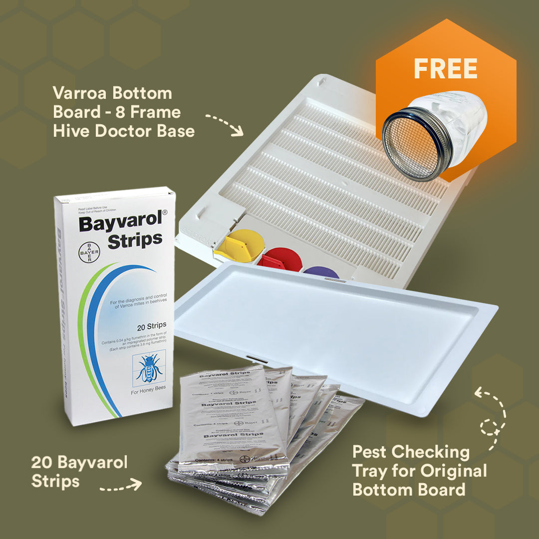 Varroa Defense Kit with Bayvarol Strips