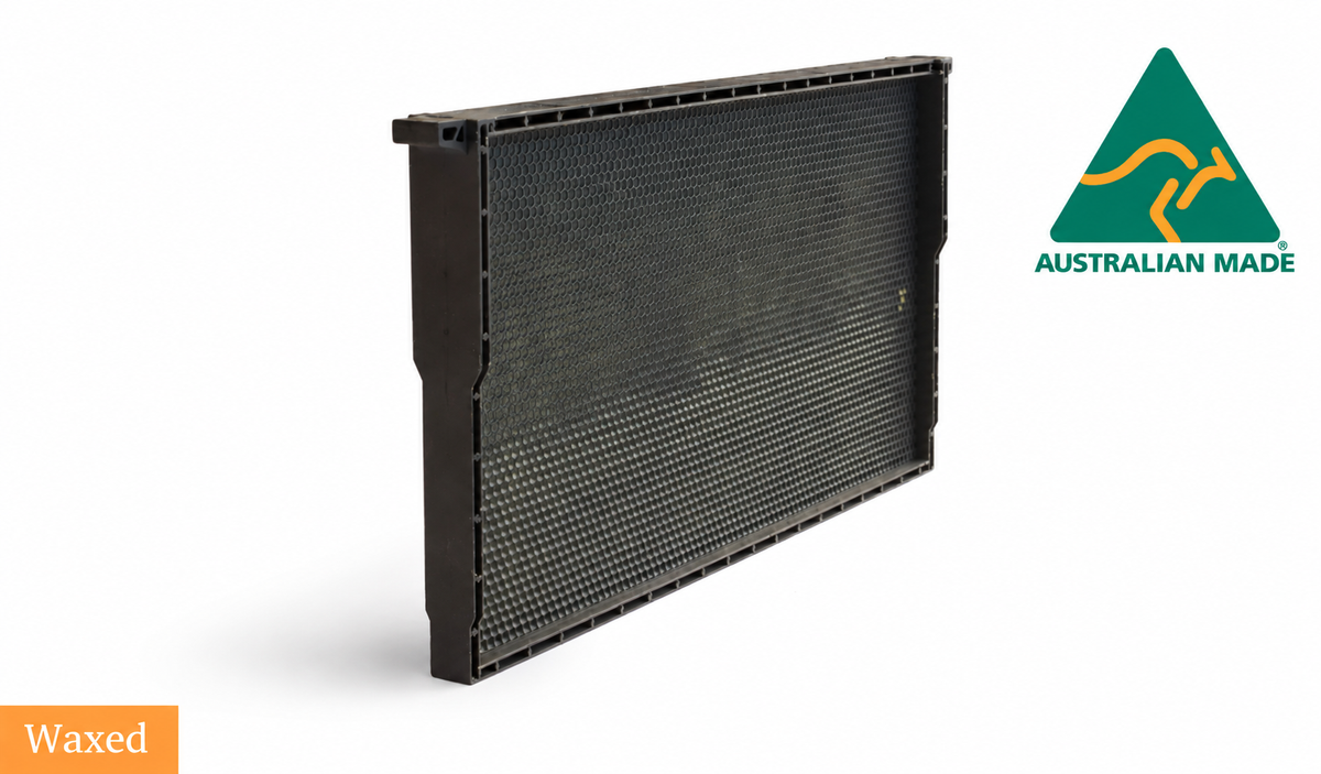Plastic Bee Hive Frame - Full Depth - Beetek - Waxed or Unwaxed